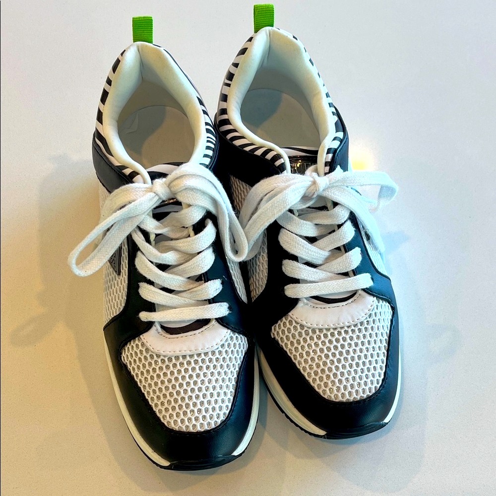 Guess Monochrome Mesh Athletic Sneakers
